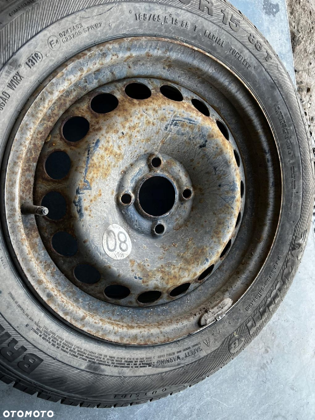 KOŁO ZAPASOWE DOJAZDOWE RENAULT CLIO IV 185/65 R15 - 4