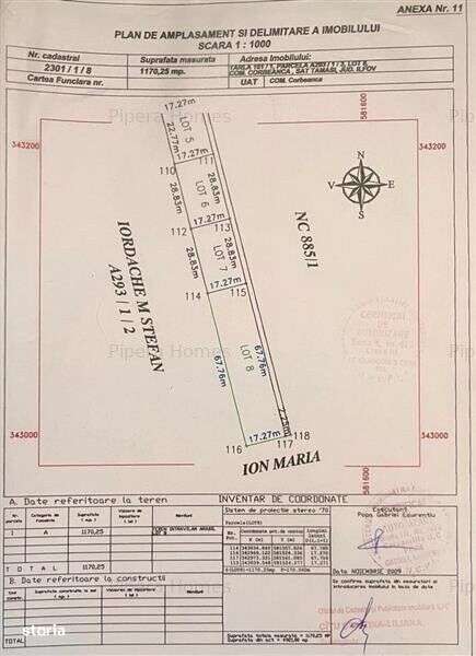 Teren intravilan 1170 mp Corbeanca Padurea Tamasi-6