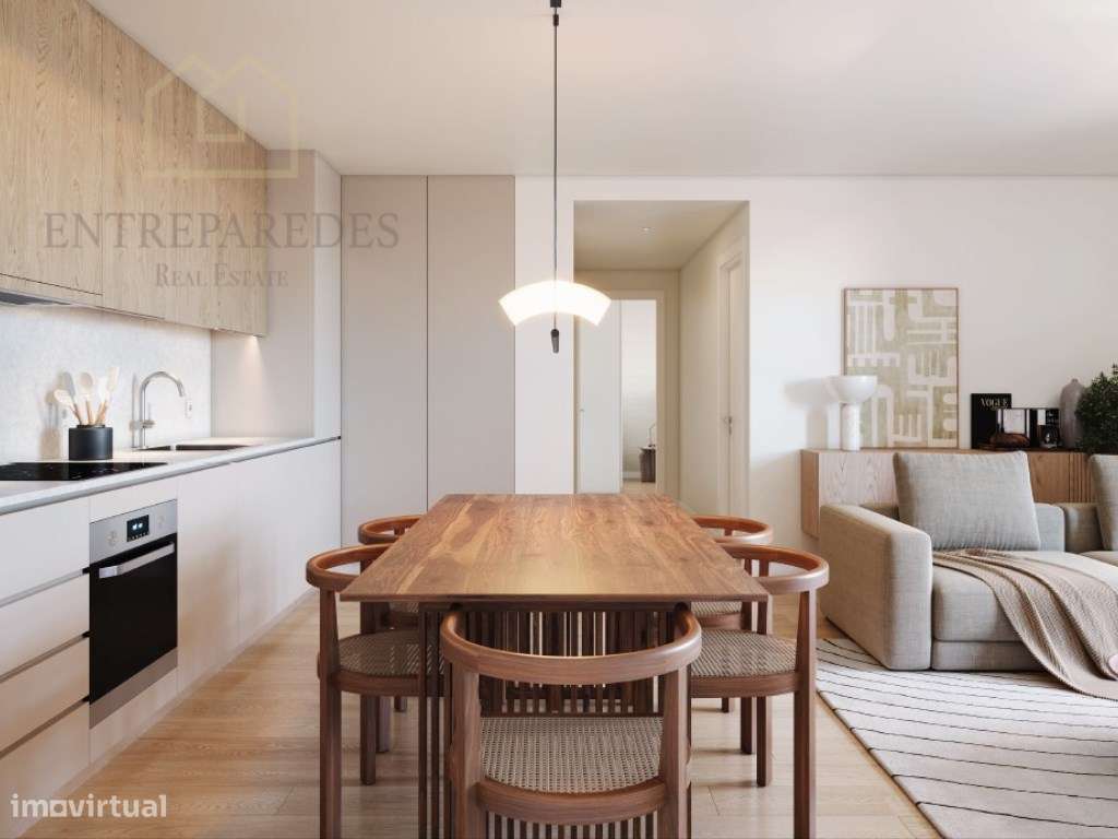 Apartamento T3 Novo com Varanda, Garagem e Amenities | Rio Tinto | ...-8