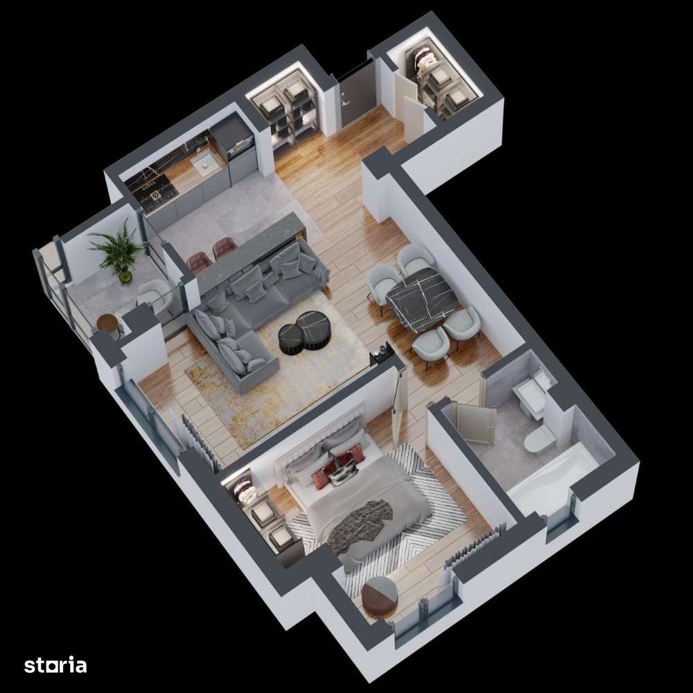 Apartament 2 Camere | 60 mp | Complex Comat Towers - Imagine principală: 2/24