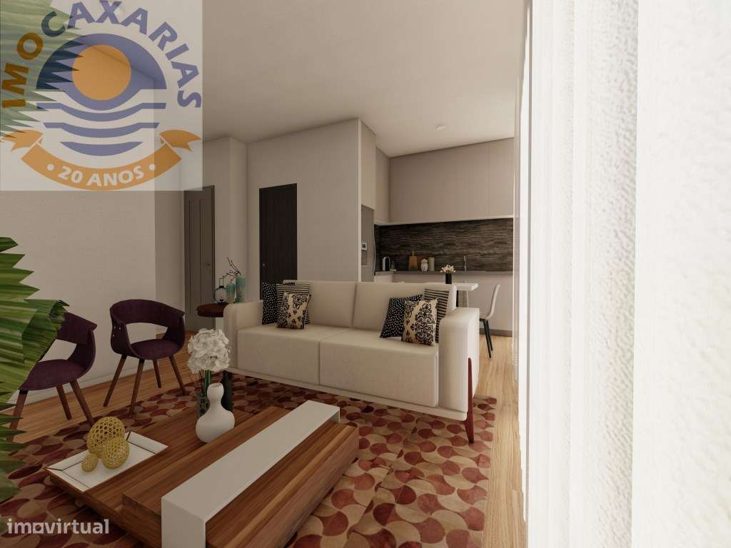 Apartamento T2 NOVO com Terraço e Garagem em Caxarias-4