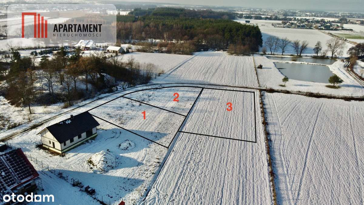 Działki k. Trzebnicy. Kobylice ul. Radosna-1