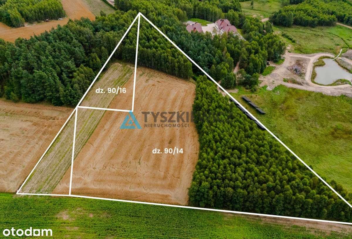 Urokliwa działka na wzniesieniu, blisko jeziora! - Pełny obrazek: 5/20