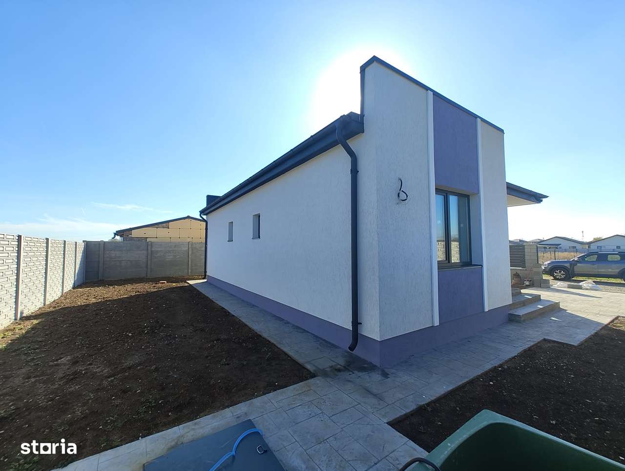 Casă modernă 4 camere, 2 băi, 300 mp teren – predare la cheie - Imagine principală: 4/8