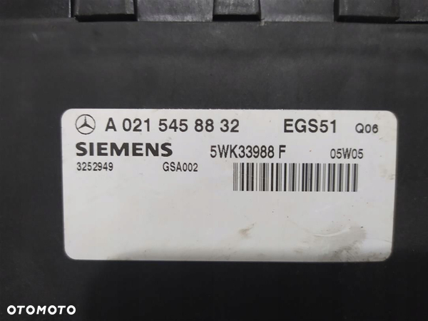 MODUŁ SKRZYNI MERCEDES W210 W202 AMG A0215458832 - 3