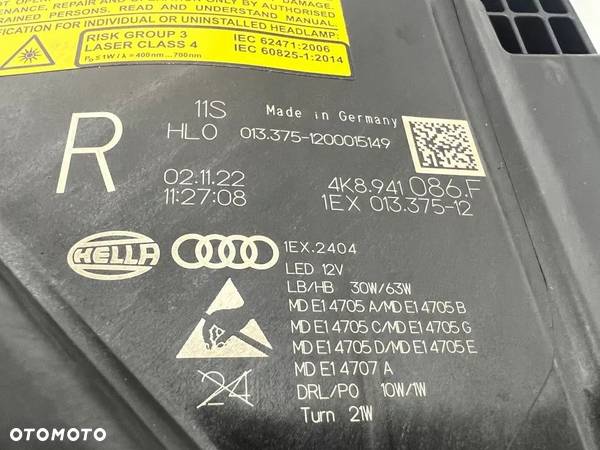 AUDI RS6 RS7 4K8 LASER LAMPA LEWA PRAWA - 12