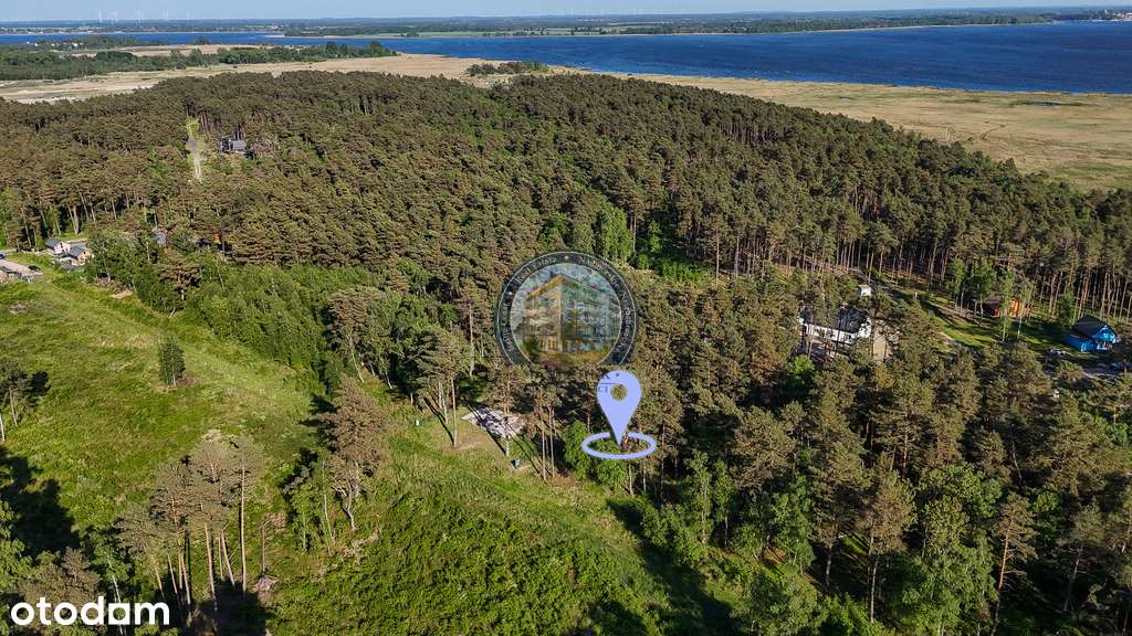 Kameralna działka budowlana 900 m od plaży-11