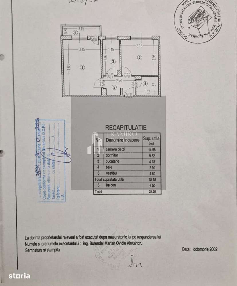 Apartament 2 camere Constantin Brancoveanu / Luica
