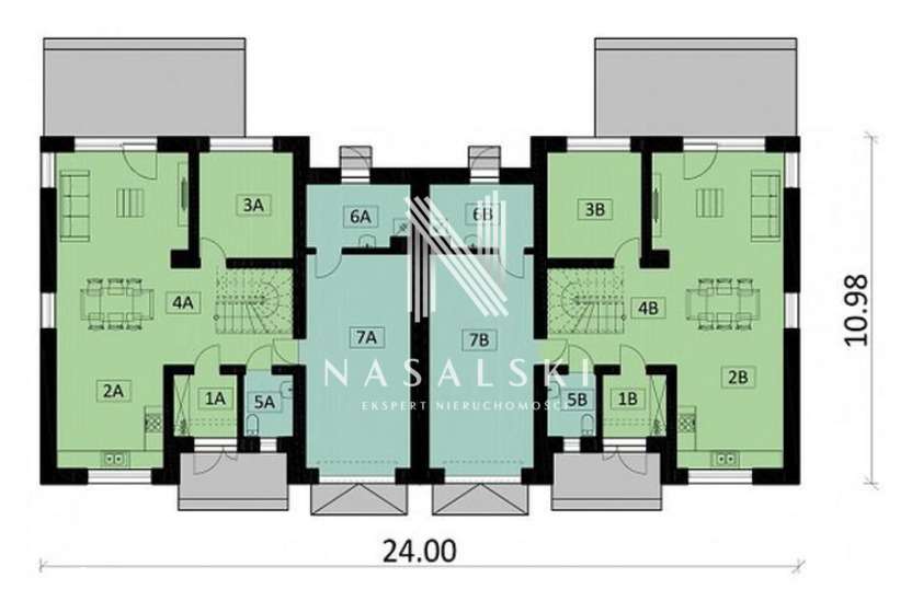 Nowy Dom Bliźniak 5 pokoi Ogród Bożenkowo 148 m2 - Pełny obrazek: 3/20
