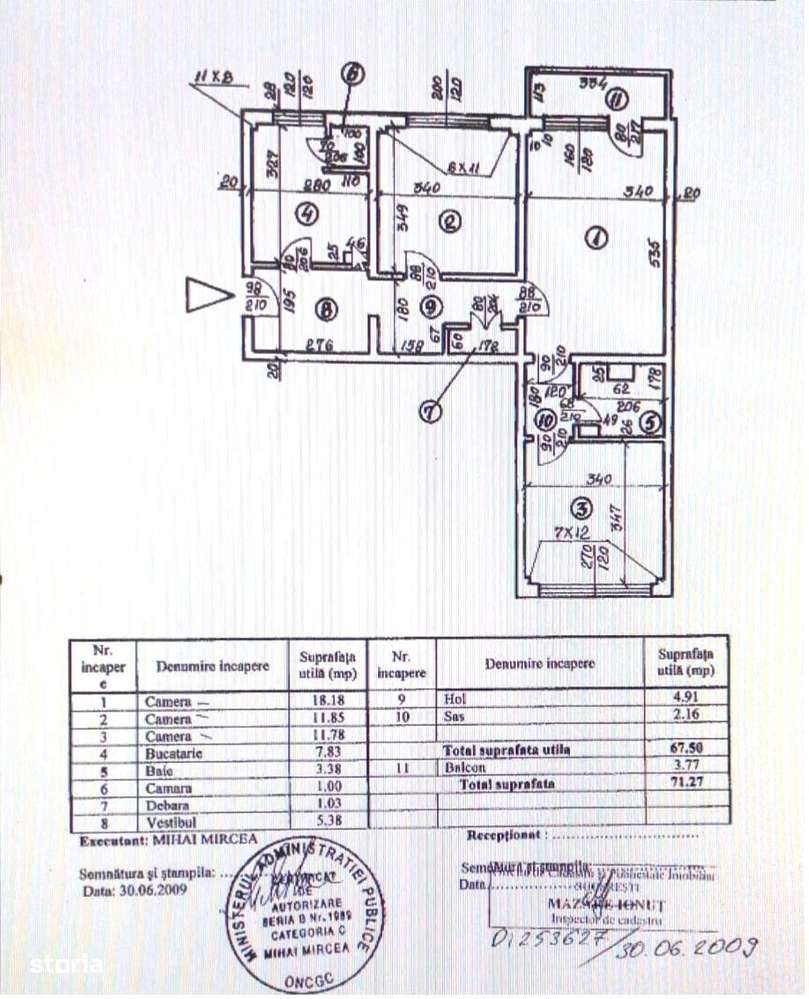 Apartament cu 3 camere, luminos si complet renovat-19