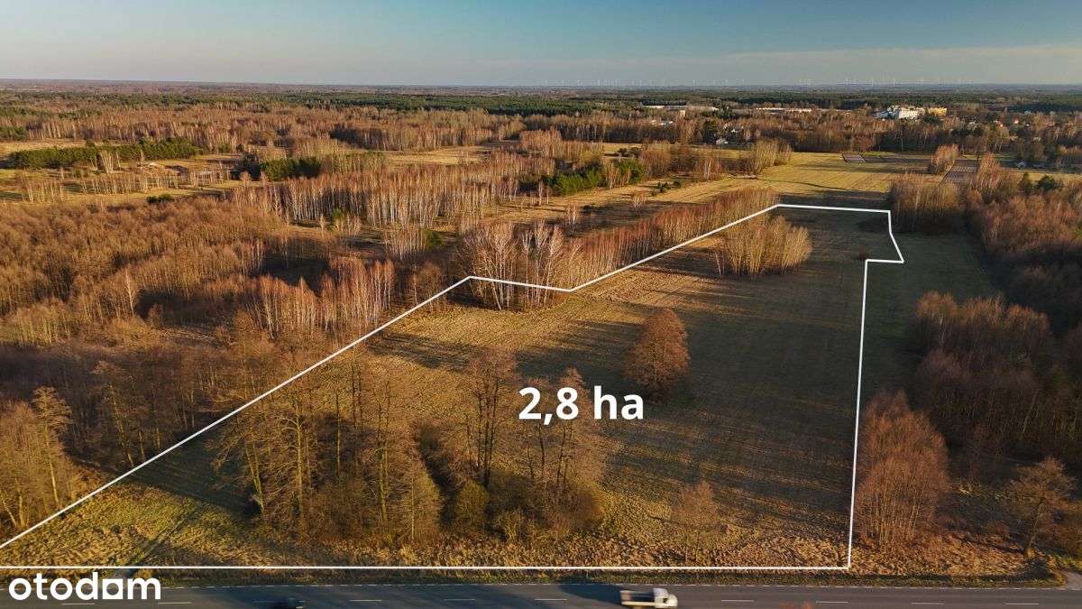 Działka przemysłowa 2,8 ha Łojew, gm. Łochów-1