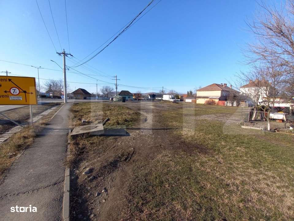 Teren de 1500 mp intravilan, langa sensul giratoriu din Ungheni - Imagine principală: 4/4