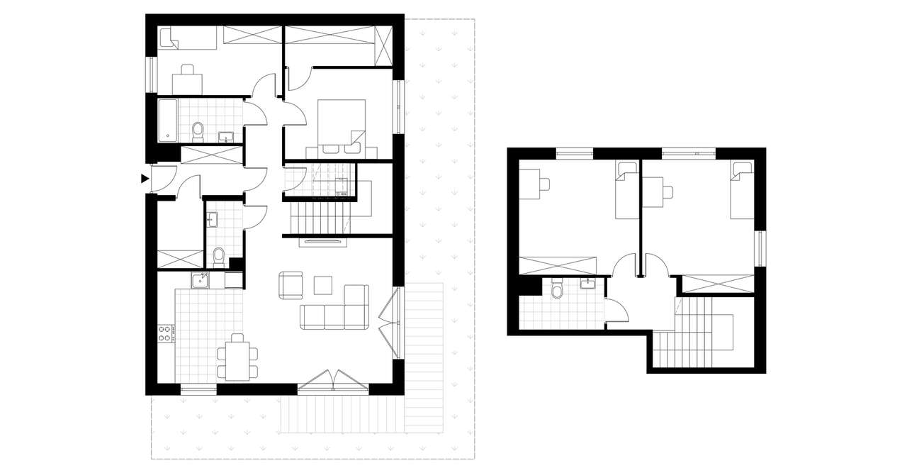 5-pokojowe mieszkanie 135m2 + ogródek - Pełny obrazek: 3/8