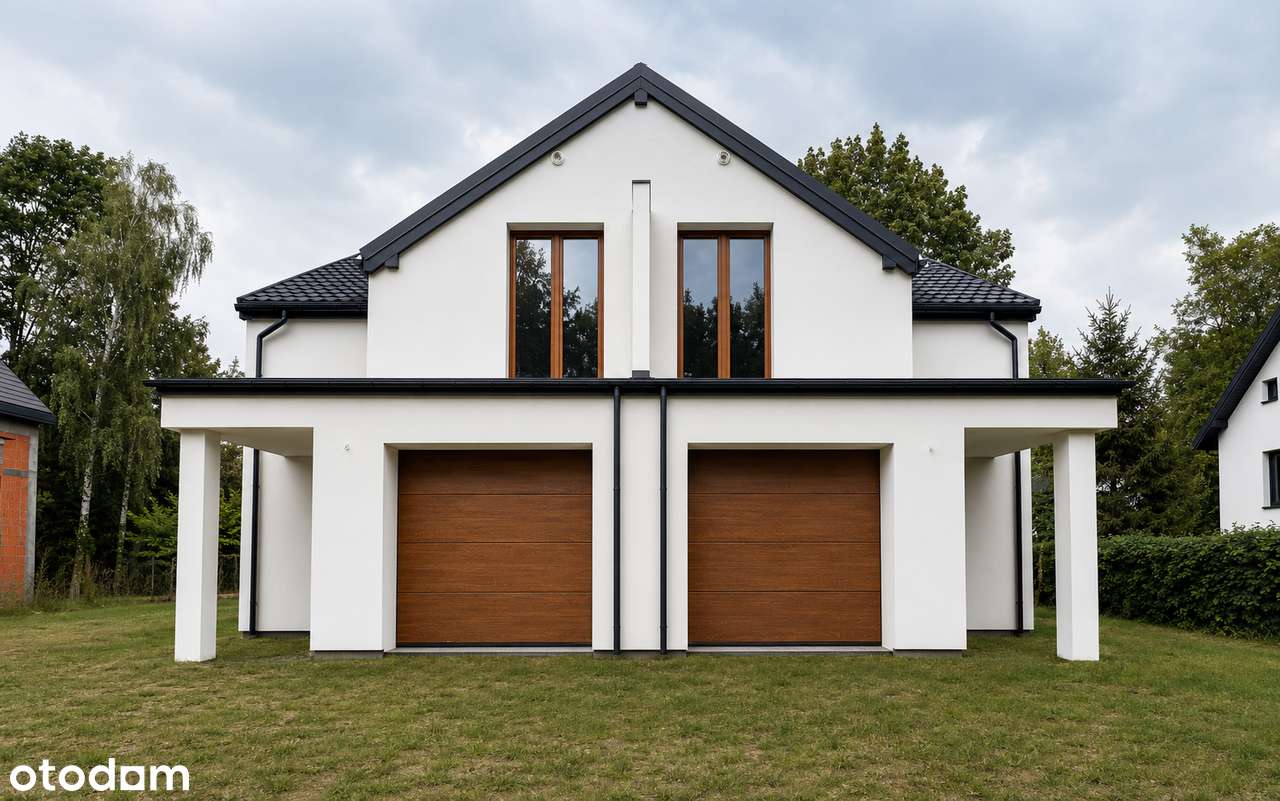 Bliźniak z garażem 113 m² | działka 380 m² | blisko WKD | Adamowizna