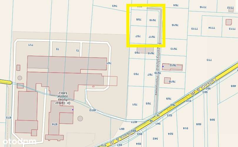 Działka z MPZP Przemysłowo Usługowo Mieszkalna Łebcz - Pełny obrazek: 3/4