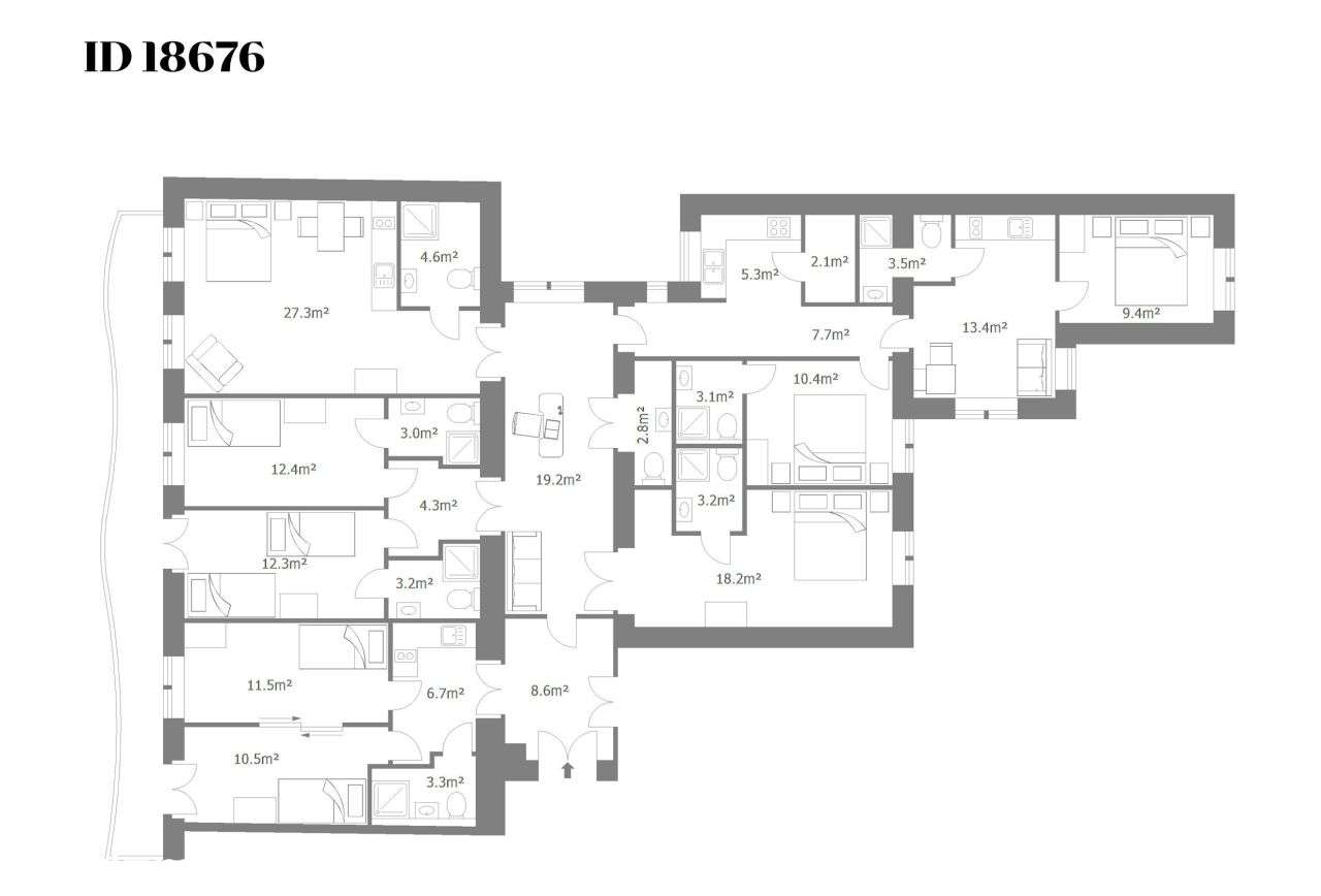 7 apartamentów przy Plantach, gotowa inwestycja - Pełny obrazek: 2/20