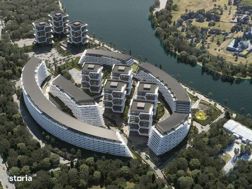 One Lake Club 2022, Prima Inchiriere, Ap 2 camere 66 mp, Centrala, AC - Imagine principală: 3/19