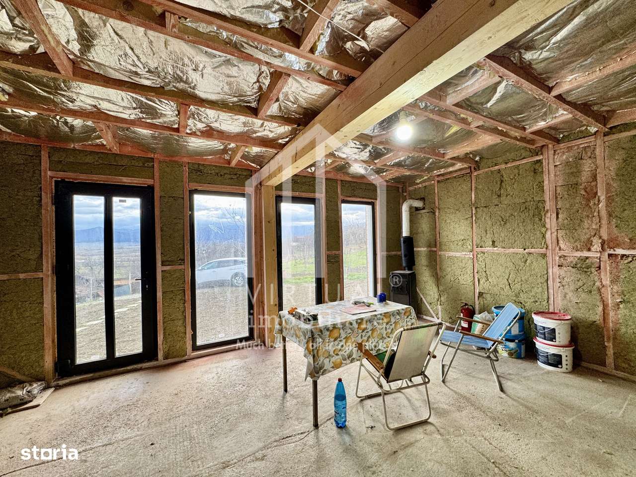 Cabana cu 3 camere, 600mp teren, izolatie cu vata minerala, Cristian - Imagine principală: 3/16