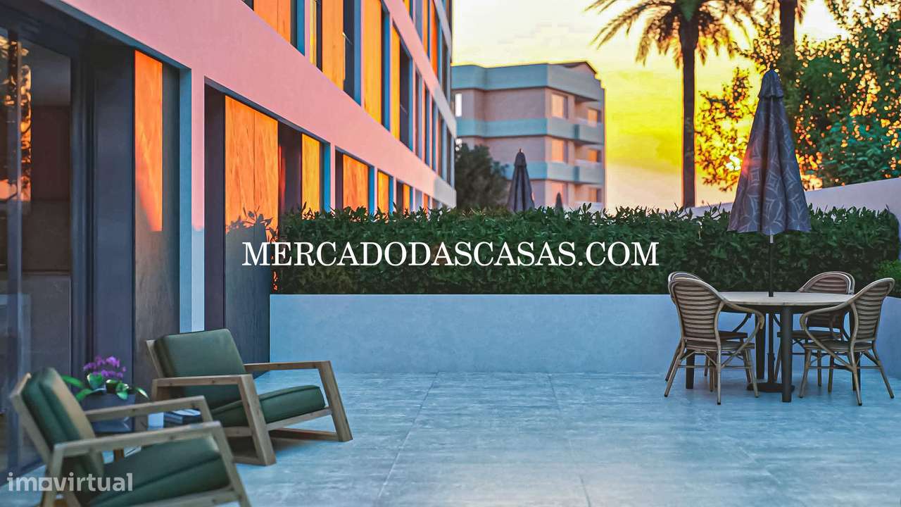 Apartamento T1 condomínio com piscina-13