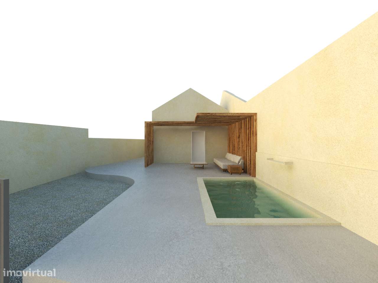 Moradia T1 com piscina e jardim em Sesimbra - Grande imagem: 4/13