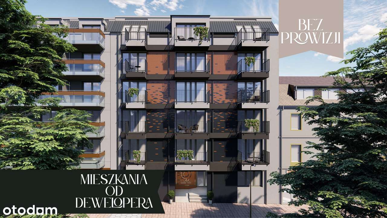 Przestronne i funkcjonalne 2 pokoje z dwom balkonami 1,82m² i 15,89m²