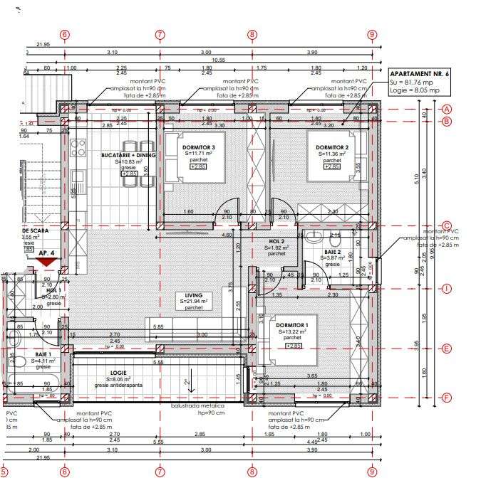 0% Comision, Apartament Nou cu 4 camere, zona livada Meses. - Imagine principală: 5/6