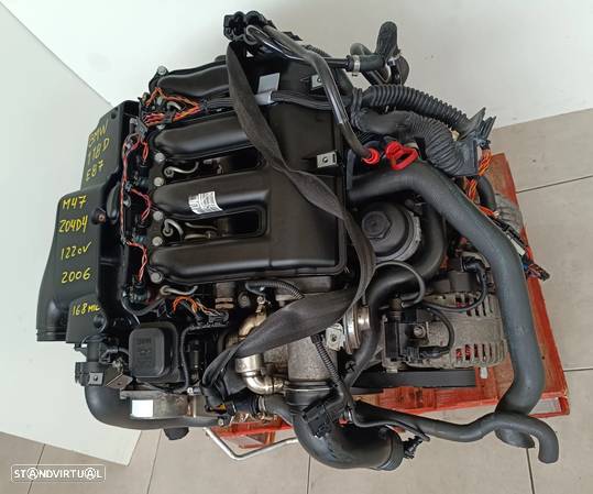 Motor BMW 118D 122cv E87 E91 2.0D M47 204d4 2006 - 3