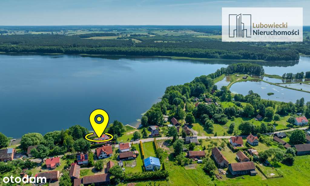 Dom z linią brzegową Jeziora Małszewskiego. Mazury-1