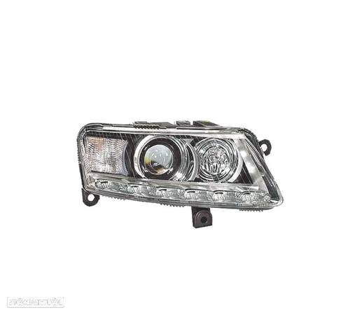 FAROL DIR XENON PARA AUDI A6 08-10 DIURNA LED - 1