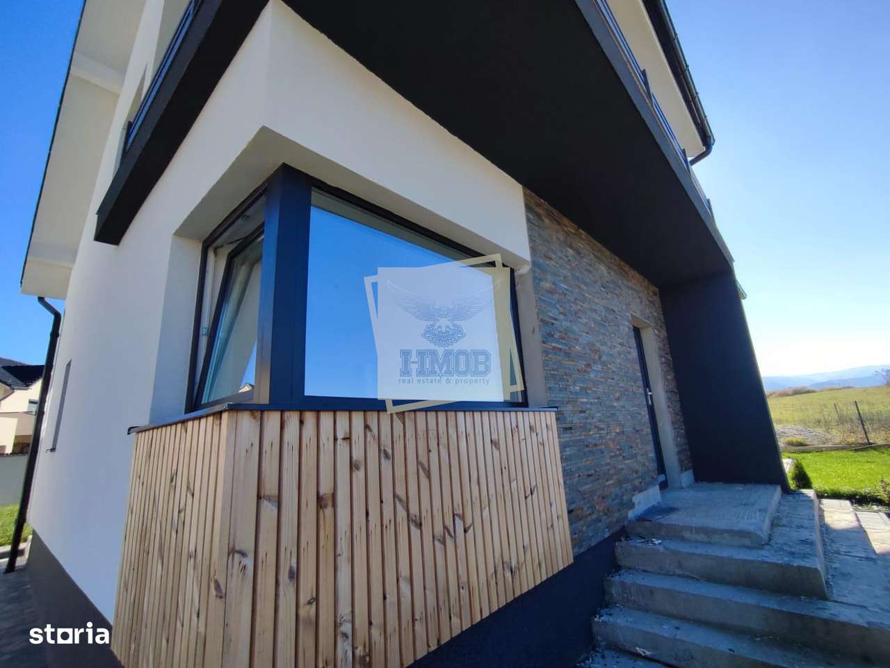 Casa moderna 5 camere teren 490 mp terasa acopertia in Cristian - Imagine principală: 4/20