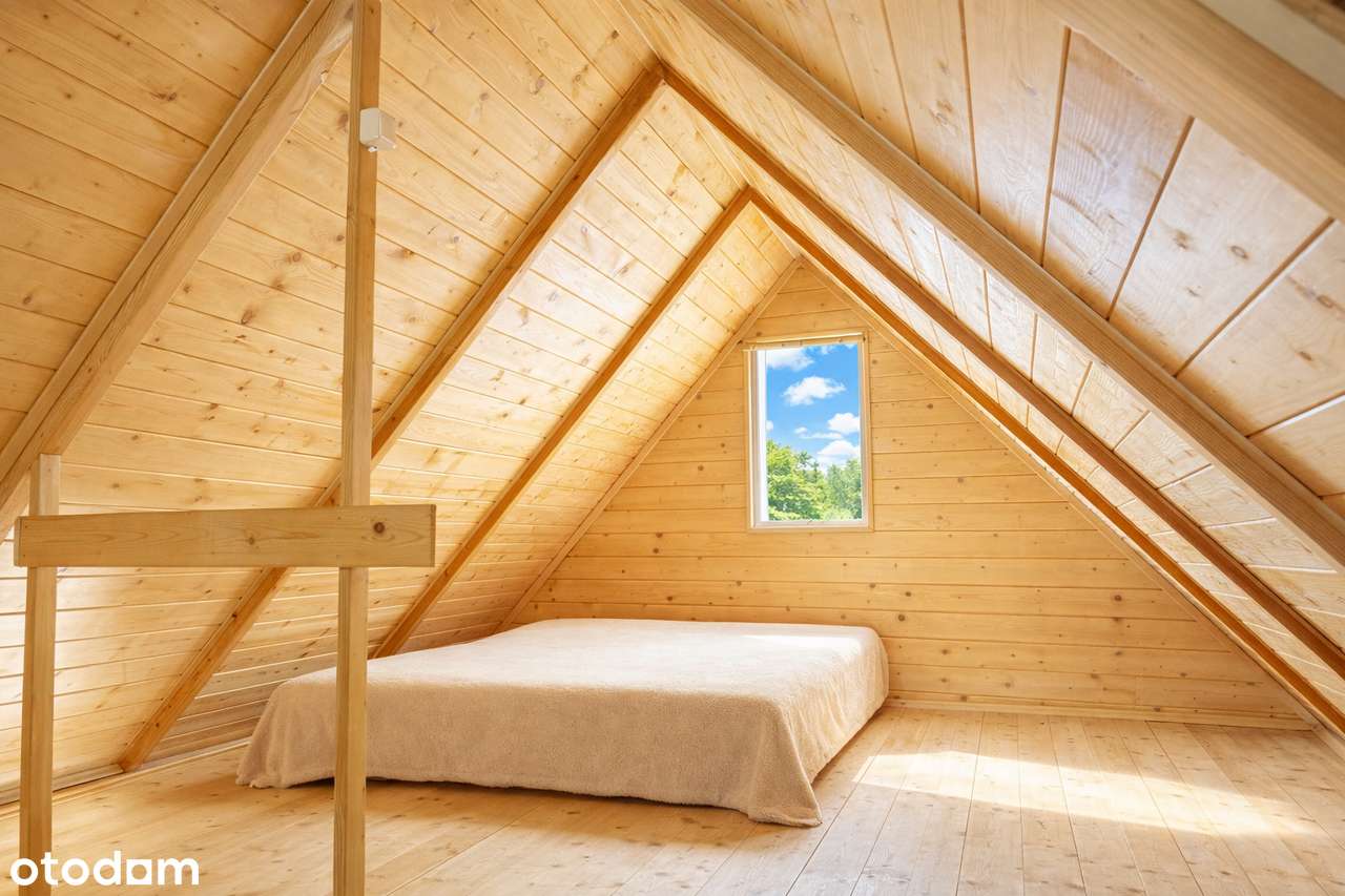 Krzyżowa, domek letniskowy 35 m2 na małej działce-4