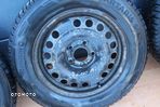 KOŁA FELGI STALOWE OPONY ZIMOWE BARUM 195/65 R15 OPEL 5x110 ET49 - 5