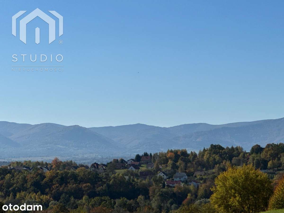 Widokowa działka w Łękawicy bez prowizji ! - Pełny obrazek: 5/20