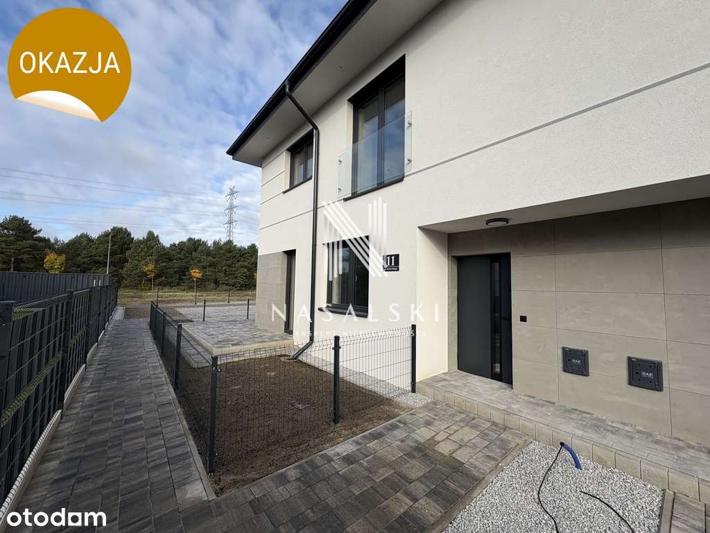 Dom w zabudowie bliźniaczej z ogródkiem i tarasem - Pełny obrazek: 4/9