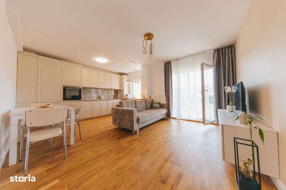 Apartament ultrafinisat, cu o terasa superba 50mp - Imagine principală: 2/8