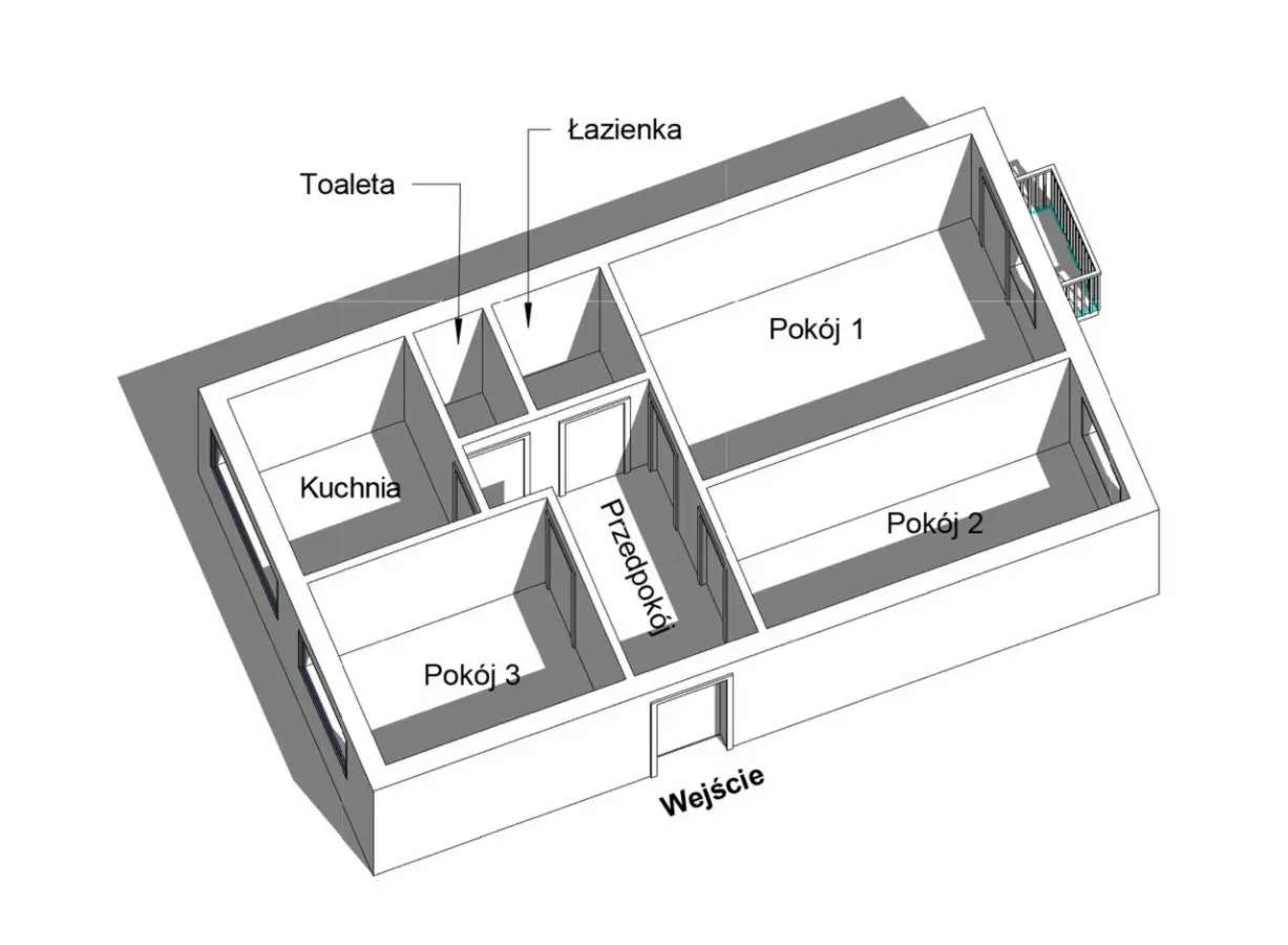 Mieszkanie z potencjałem! 3 pokoje w super lokalizacji – do remontu-11