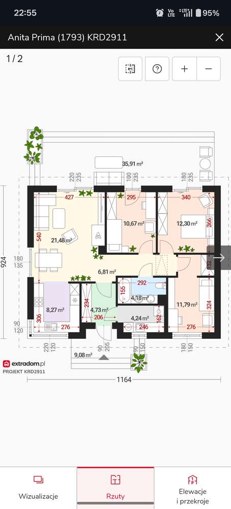 Dom na działce 33a Pozwolenie na budowę z Projektem Nowego Domu-8