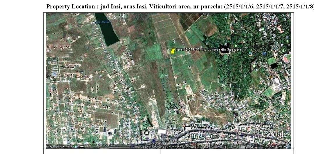 Viticulori, intrare prin Pacurari sau Aleea M. Sadoveanu, 2820 mp-1