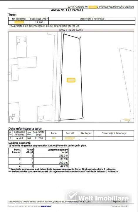 Teren 11200 mp in Rascruci, liber de sarcini, cu potential industrial - Imagine principală: 4/4