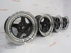 Jantes Japan Racing JR6 16x8 ET25 4x100/108 Gloss Black w/Machined - 4