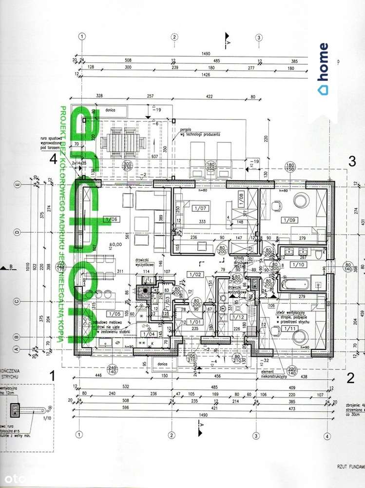 Na sprzedaż dom w budowie 116,67 m2- Kruszyn Kraj. - Pełny obrazek: 5/6