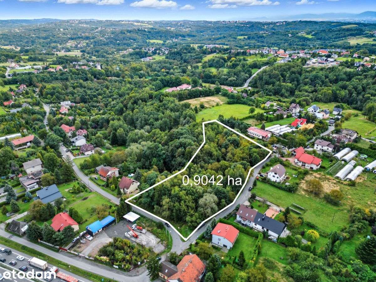 Działka inwestycyjna 0,9 ha Gaj, Mogilany - Pełny obrazek: 4/7