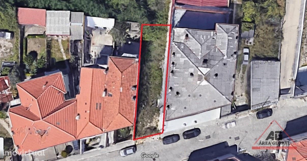 Terreno de 203 m² com PIP aprovado para 4 pisos em Paranhos, Porto.