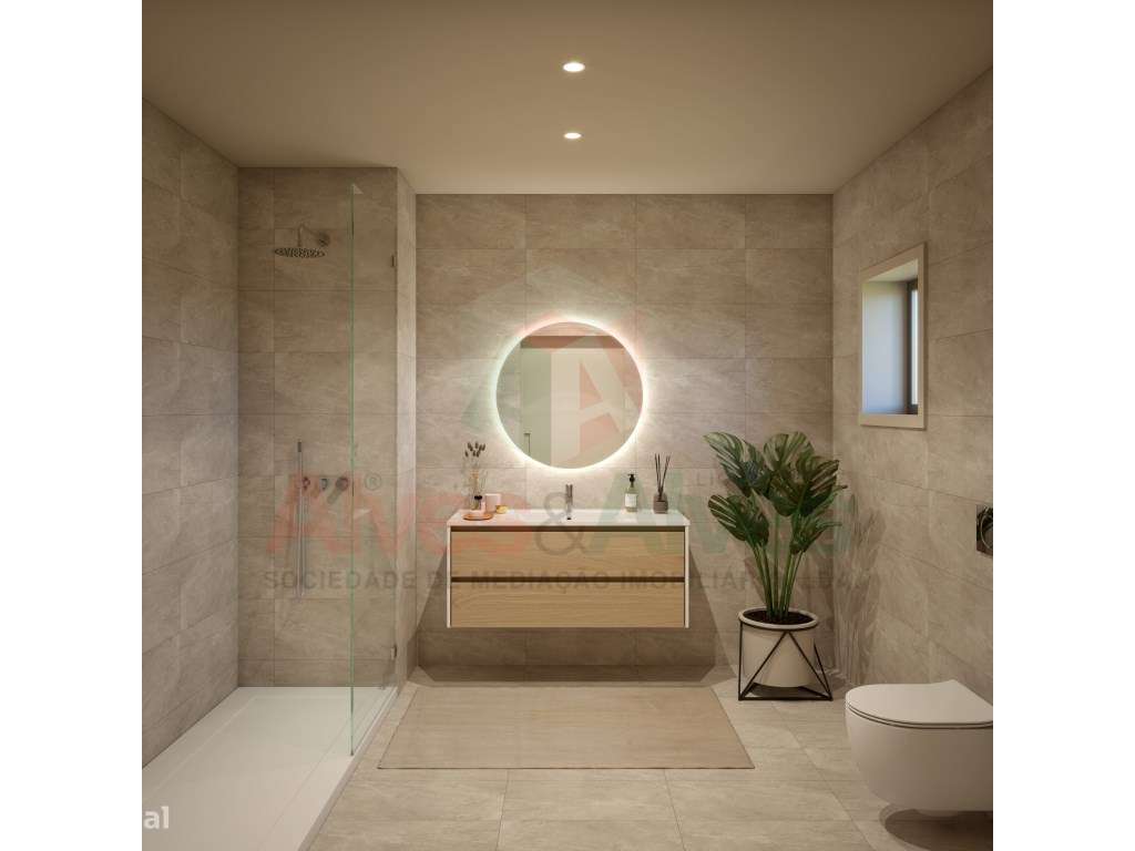 Magnólias Plaza - Apartamento T2 - c/ terraço - Em Construção - Maia-11
