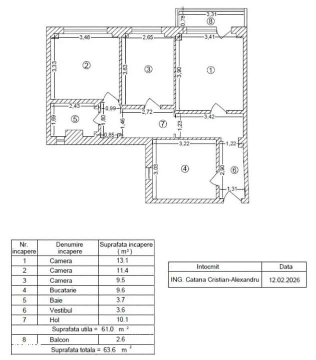 Apartament 3 Camere renovat Vergului/Pantelimon-14