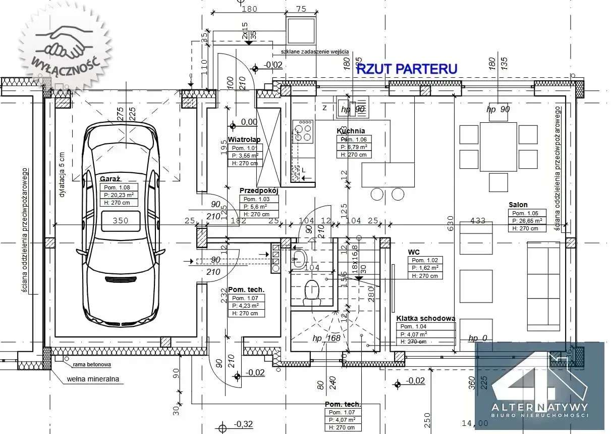 z 3 sypialniami, garderobą, garażem-blisko parku - Pełny obrazek: 4/8