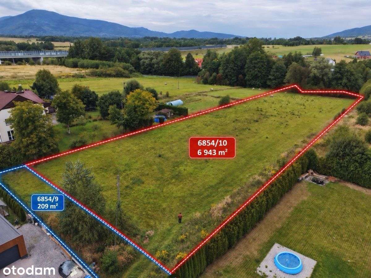 Działka inwestycyjna 7644 m² | Łodygowice-5
