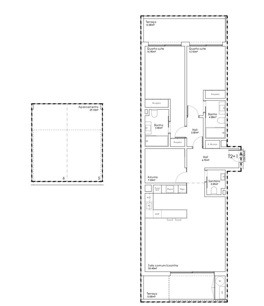 Apartamento T2+1 em São João da Madeira-22
