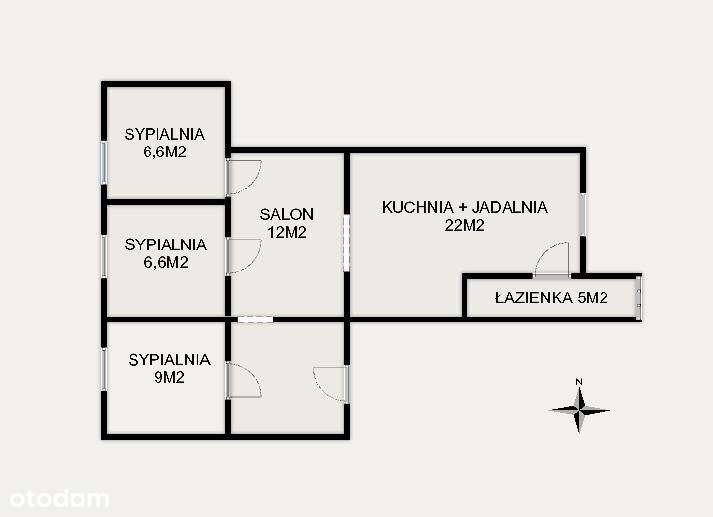 4 -pok. 70m2 *Chrzanów-Centrum* kamienica-15