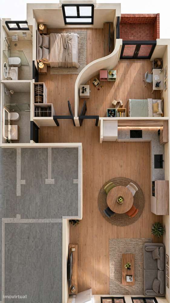 Loja c/ Excelente Luz Natural e Potencial de Conversão em Habitação T2-17